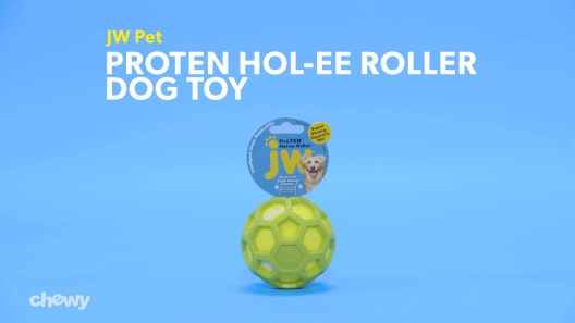 ALL FOR PAWS Pet HOL-ee Roller Dog Toy Puzzle Ball, Natural Rubber -  Lightweight, Ideal Bounce Balls for Dogs -Stretchy Rubber Dog Ball Toy for  Large