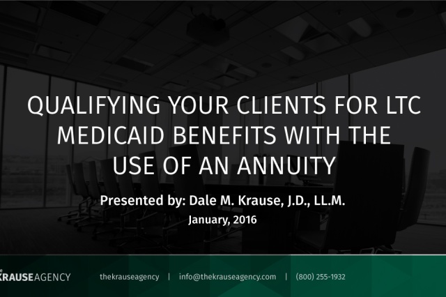 Qualifying Your Clients for LTC Medicaid Benefits