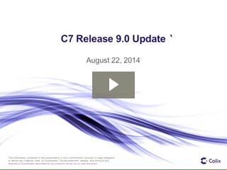 Calix C7 R9 Intro Webinar