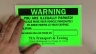 Fluorescent Green Paper Labels