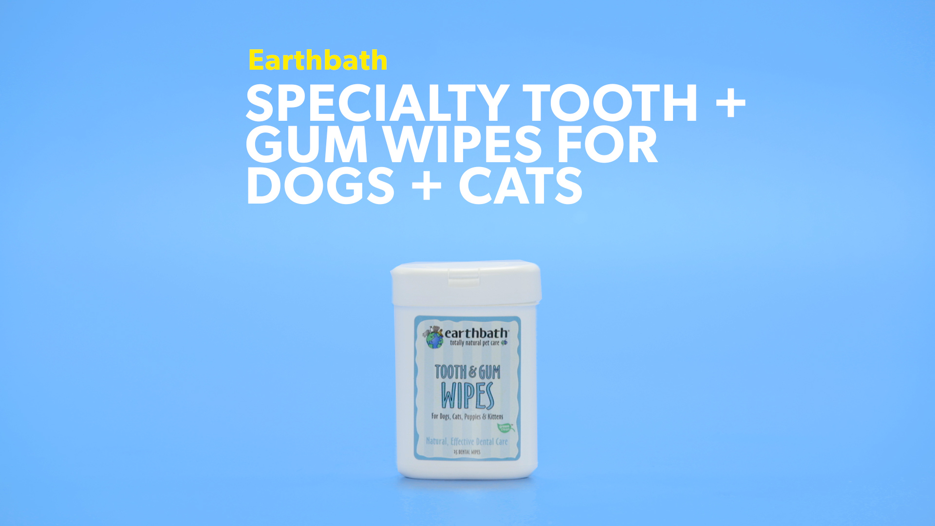 earthbath tooth & gum wipes for dogs