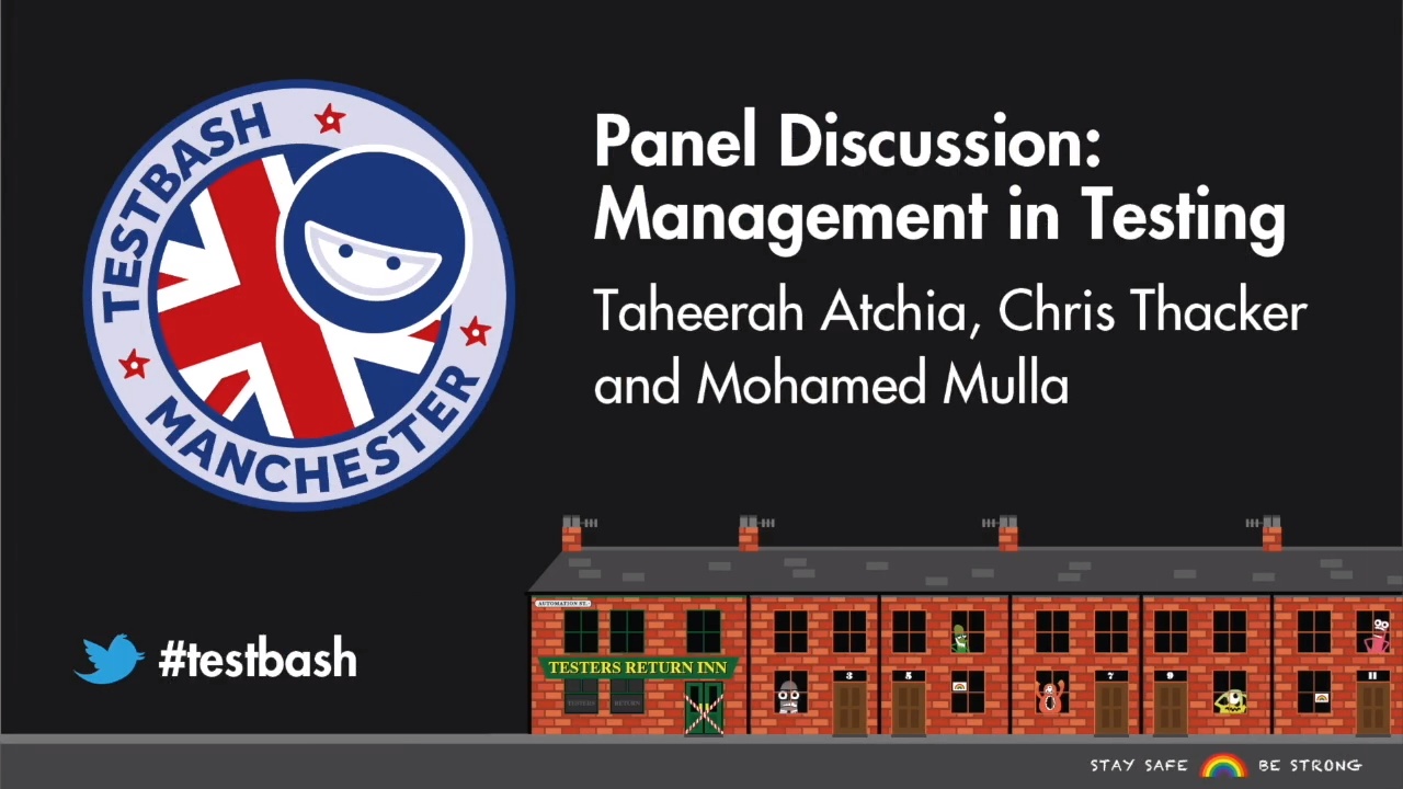 TestBash Manchester Panel: Management in Testing image