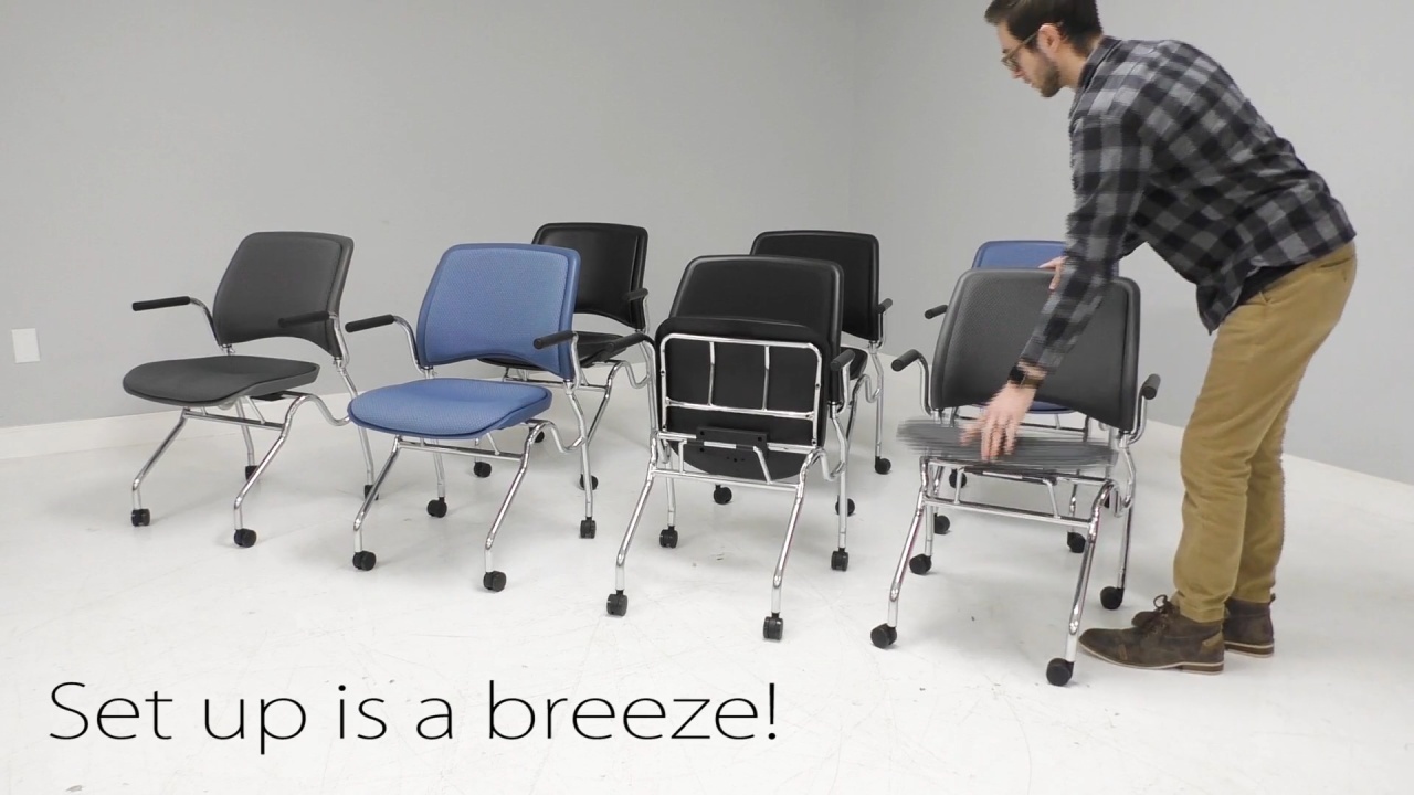 flip seat nesting chair