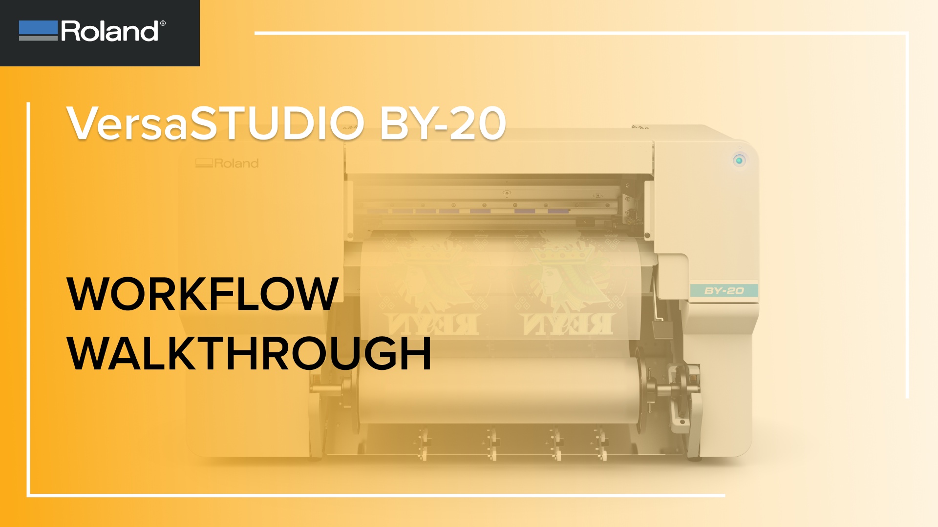 VersaSTUDIO BY-20 Desktop Direct-to-Film Printer | Roland DGA VersaSTUDIO BY-20 Desktop Direct-to-Film Printer | Roland DGA