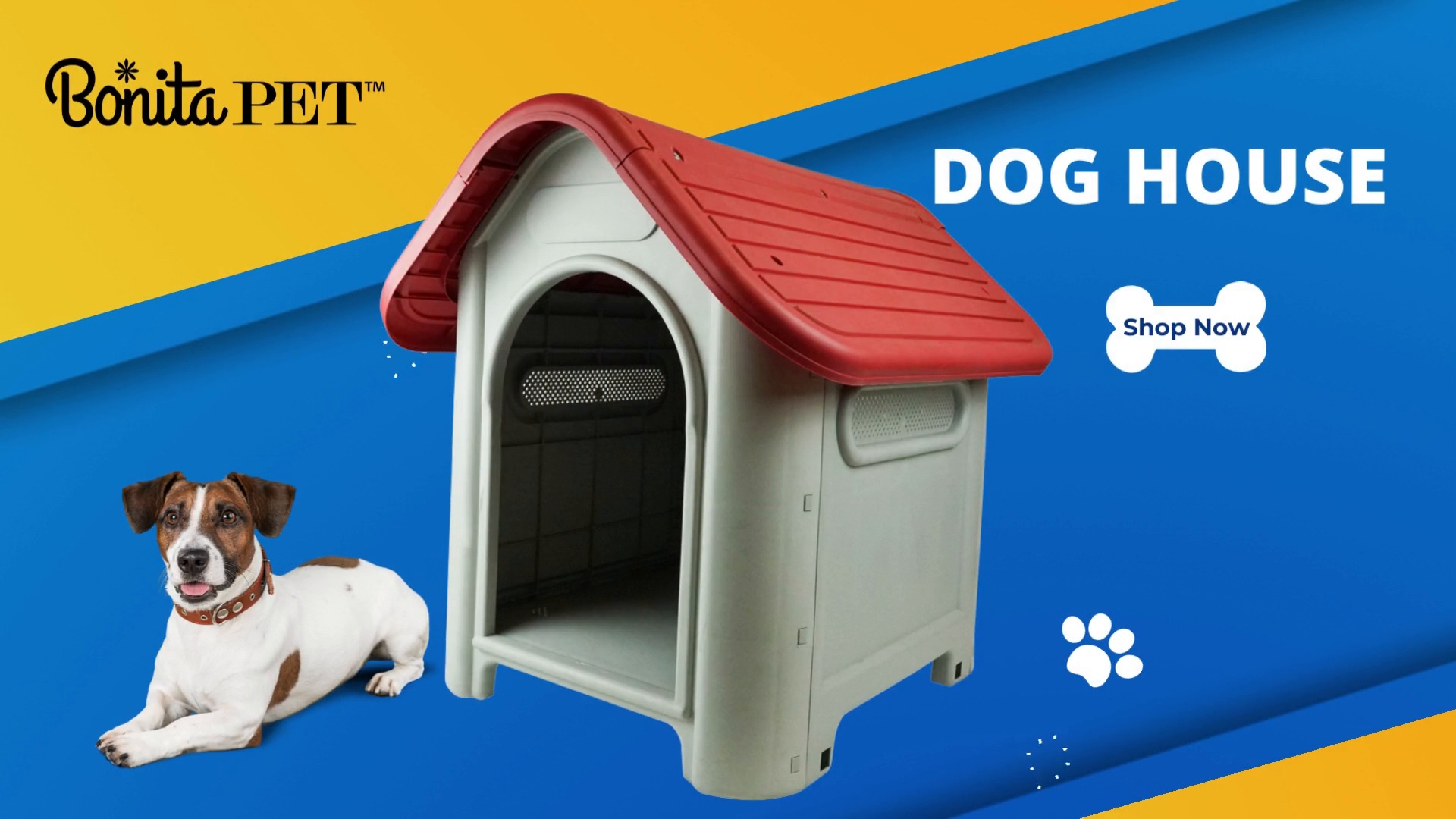 ECOSMART Bonita Pet Dog House Red Chewy