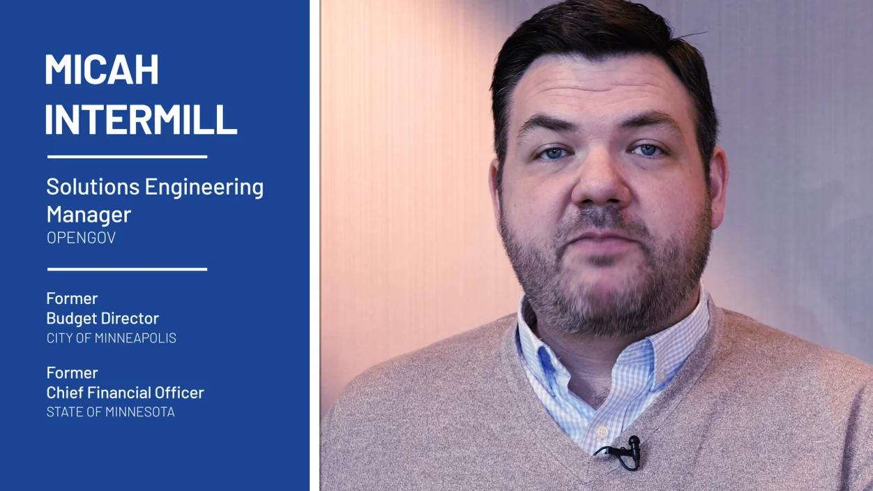 Meet Micah Intermill, OpenGov Manager, Solutions Engineer