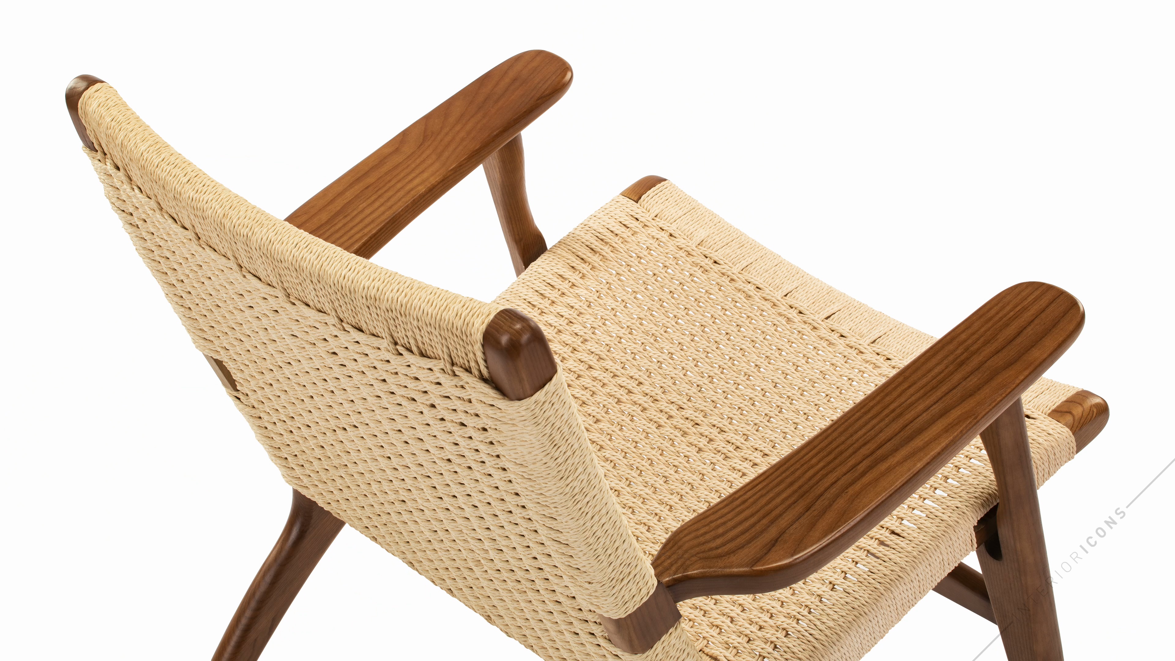 CH25 Easy Chair, Walnut | Interior Icons