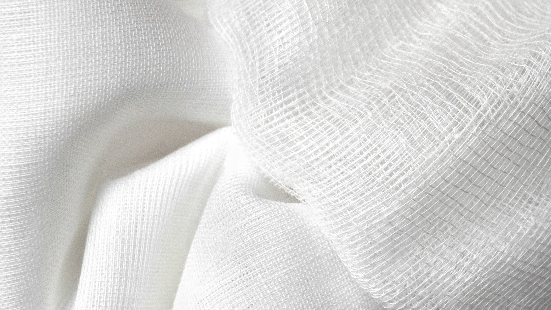210cm Wide Off White 100% Cotton Gauze Mesh Fabric Cheese Cloth Butter Muslin 