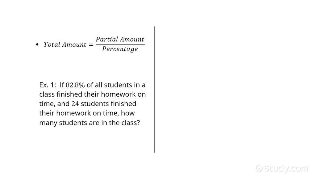 how-to-find-the-total-amount-given-the-percentage-of-a-partial-amount