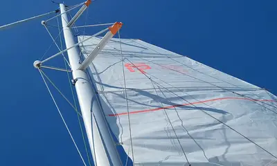 Sail going up
