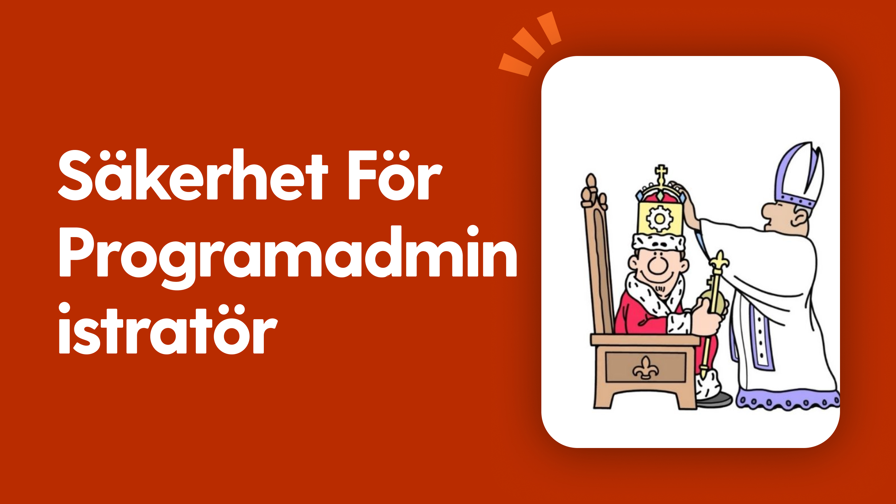 Säkerhet för programadministratör