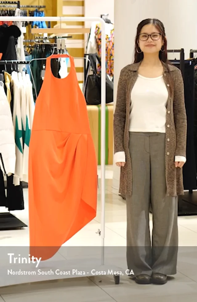 Jewel Badgley Mischka Asymmetric Halter Dress Nordstrom