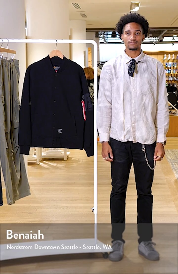Alpha Industries MA-1 Fleece Jacket | Nordstrom
