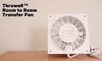 Suncourt ThruWall 2-Speed Room to Room Fan w/ Airflow Adapters | Sylvane