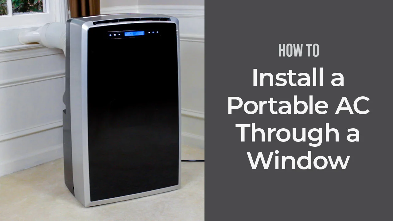 How to make a window adapter to improve portable air conditioner  performance 