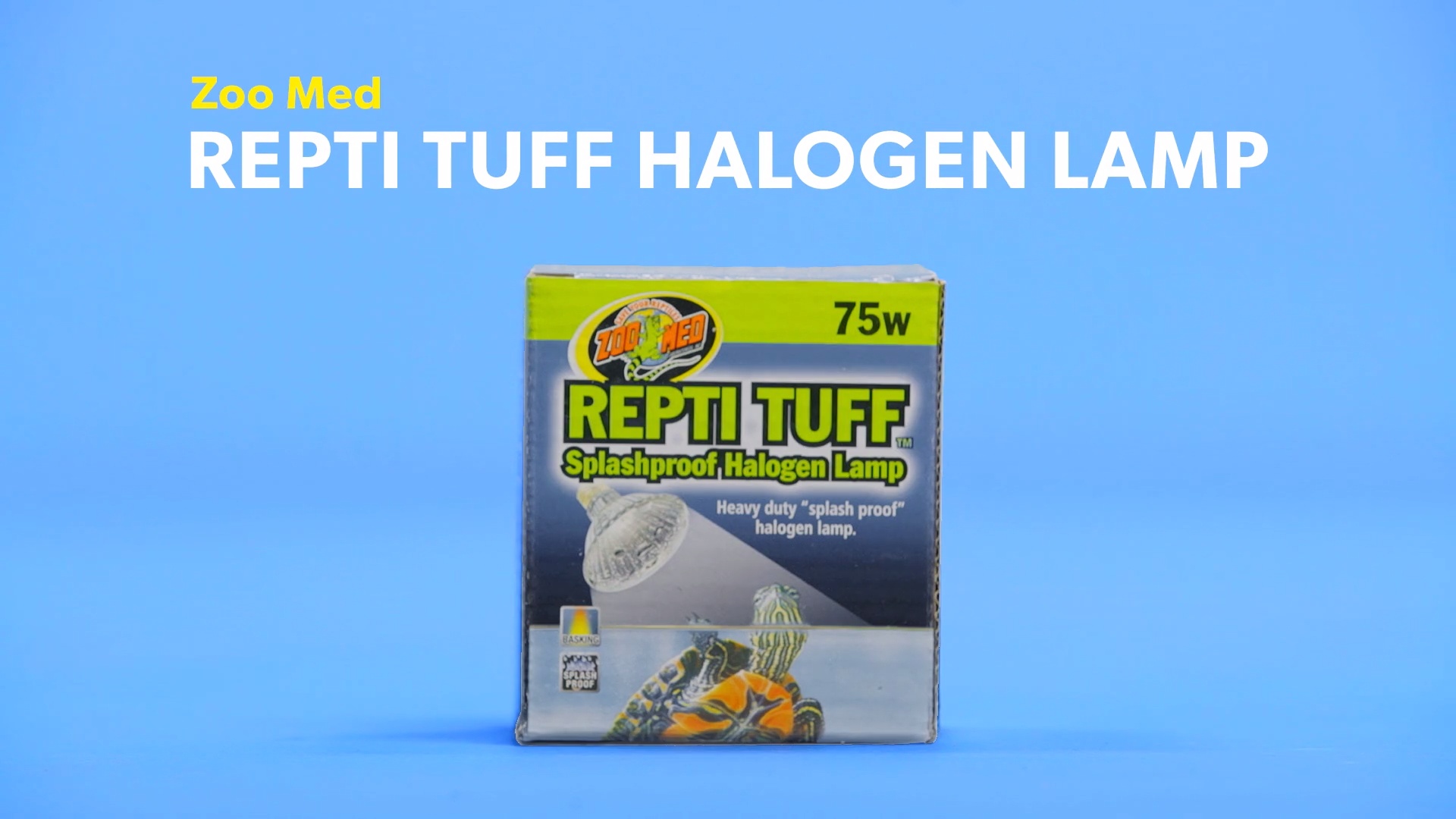 Flukers Heavy-Duty Splash Proof Halogen Bulb for Turtles