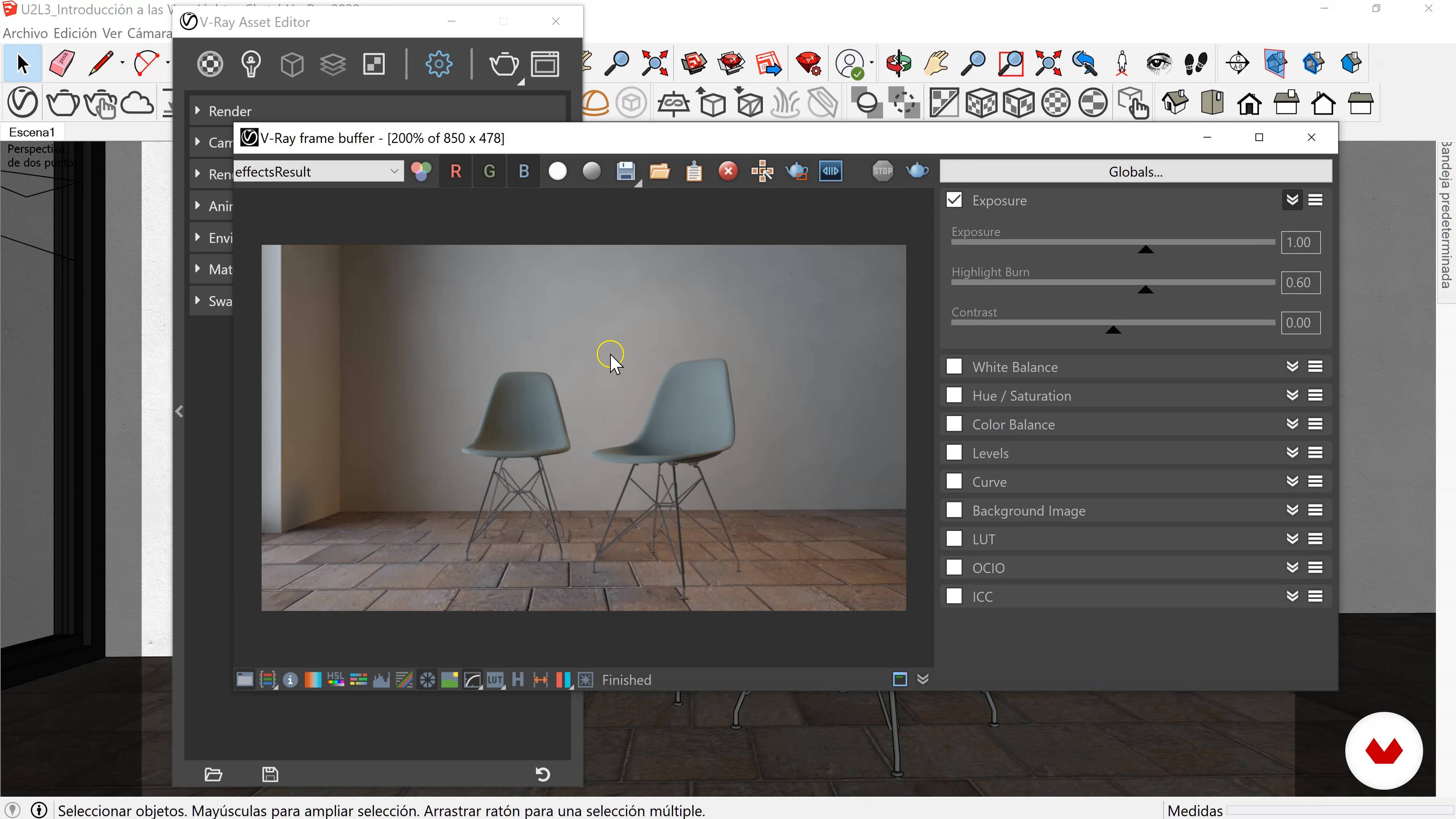 luces ies vray sketchup