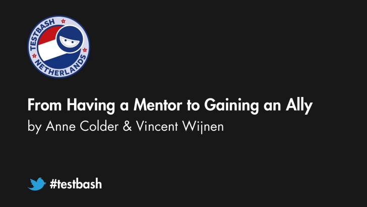 From Having a Mentor to Gaining an Ally - Anne Colder & Vincent Wijnen