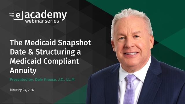 The Medicaid Snapshot Date and Structuring an MCA