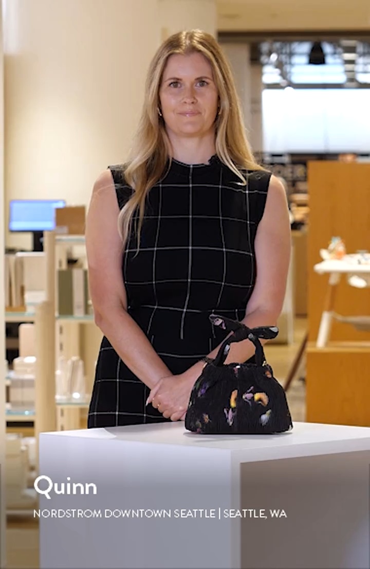 Emily Suede Top Knot Bag