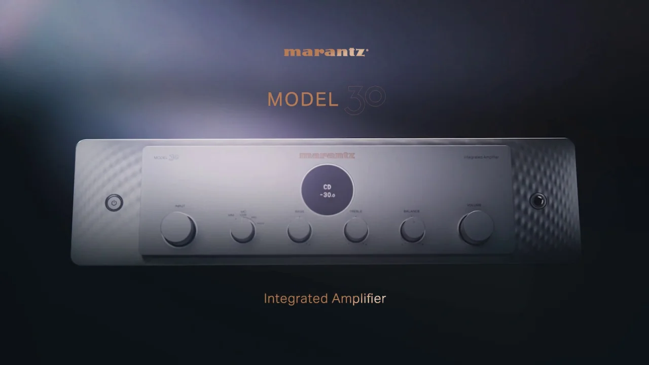 MODEL 30 - Premium Integrated Stereo Amplifier with 100W and MODEL 30 - Premium Integrated Stereo Amplifier with 100W and