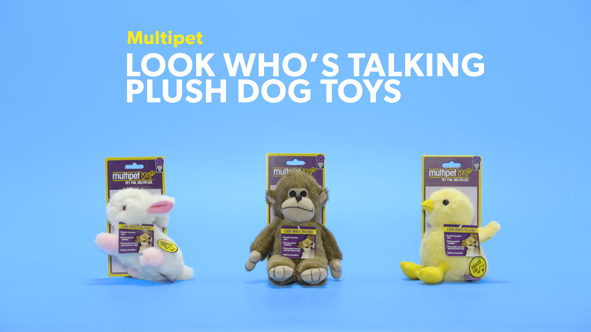 Happy Pet Look WhoS Talking Chimp Dog Toy