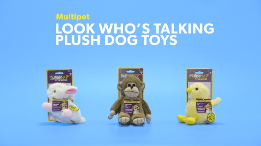 Multipet Look Who's Talking Cat Dog Toy