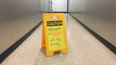 Write On Surface Parking Standing Floor Sign