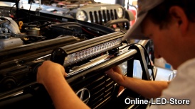Off Road Jeep & Vehicle LED Light Bars Installation - LAMPHUS ® Cruizer ™