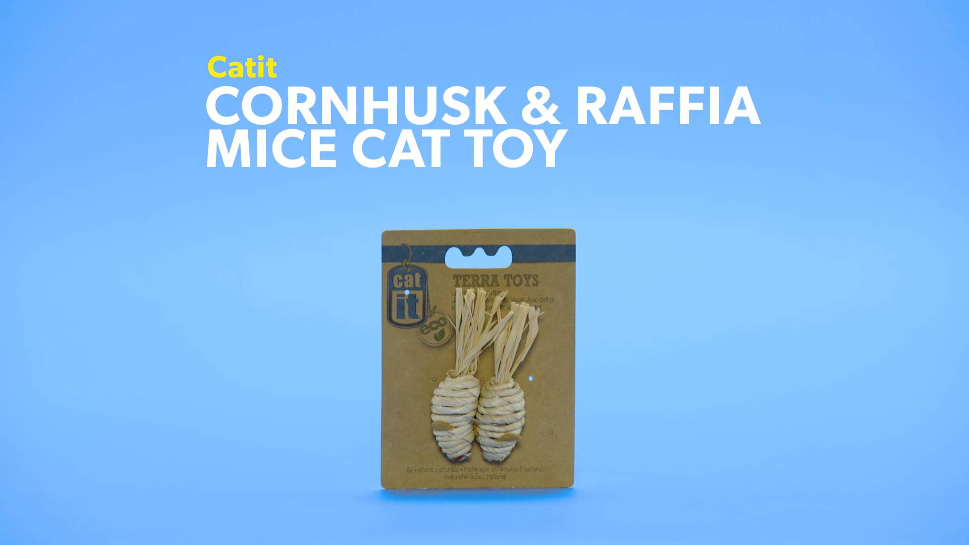 Raffia store cat toys