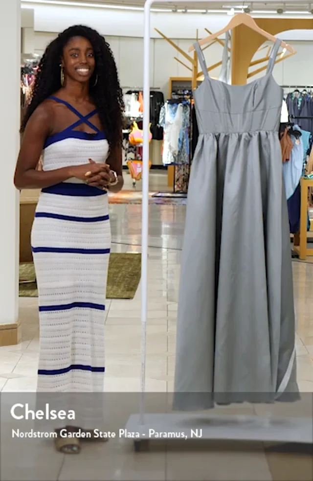 Dessy Collection Sleeveless Corset Satin Gown Nordstrom