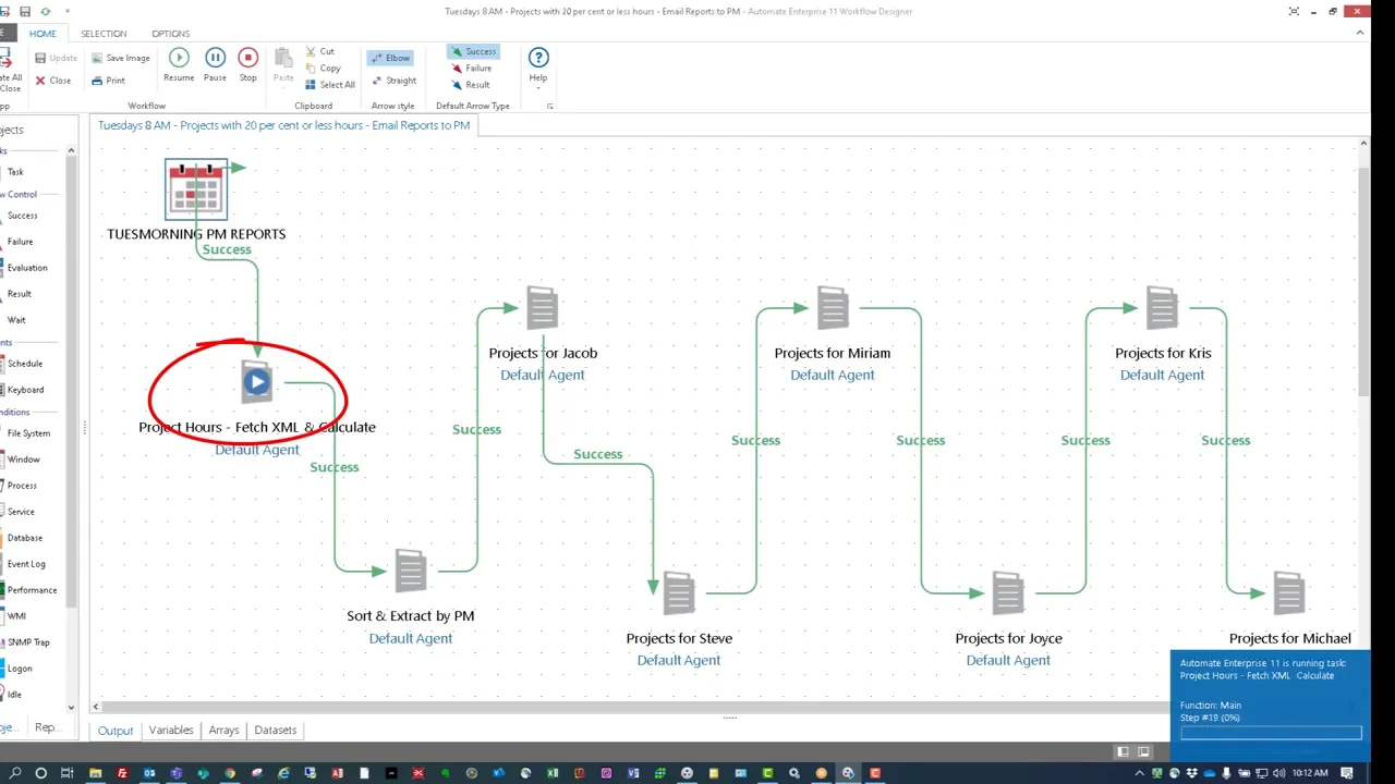 Microsoft Dynamics Report Generation with RPA