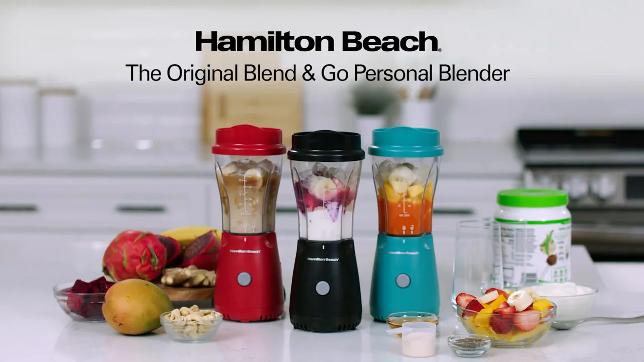 Hamilton Beach Personal Blender with Travel Lid, Teal - 51201