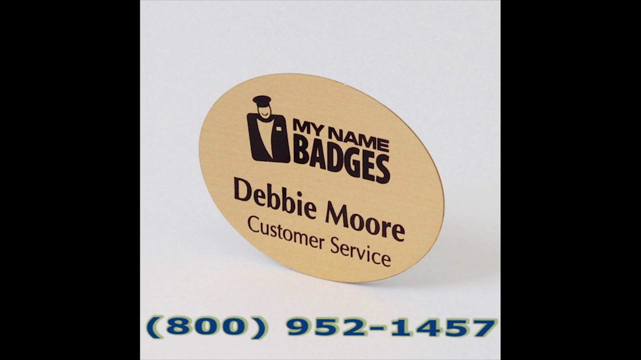 Order Custom Name Badges from us