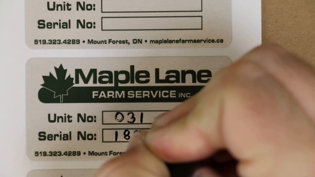 Debossable Economy Aluminum Labels