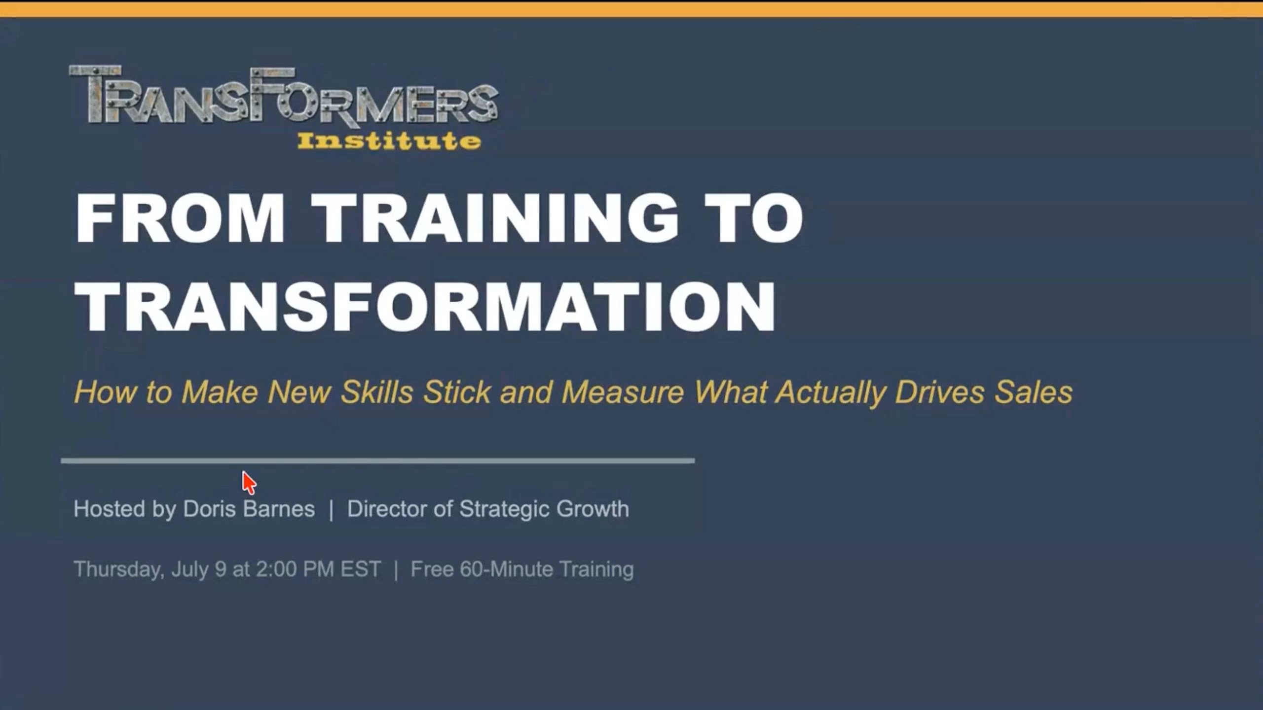 From Training to Transformation: How to Make New Skills Stick and Measure What Actually Drives Sales