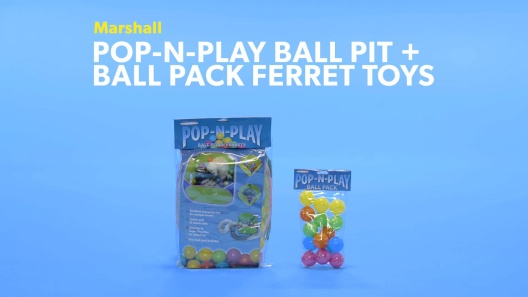 Pet Supplies : Pet Toy Balls : Marshall Pet Products Pop-N-Play Ball Pack 