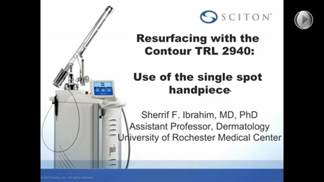 Thumbnail for Sciton Laser Resurfacing with the Single Spot Handpiece for Dermatological Conditions