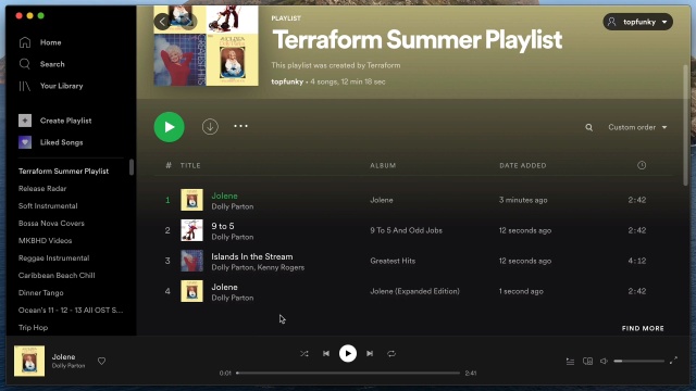 Creating an Embed  Spotify for Developers