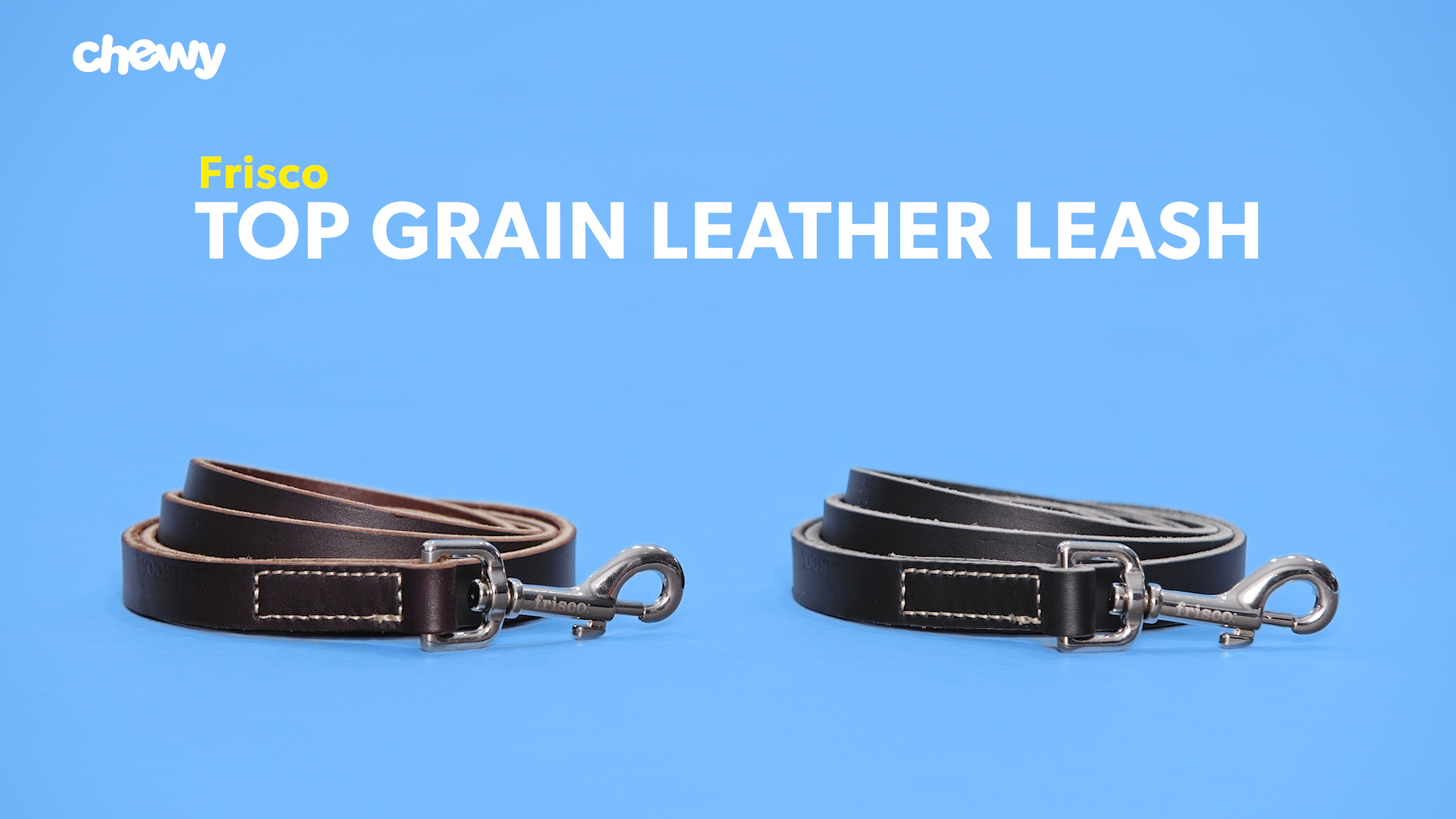 chewy leather leash