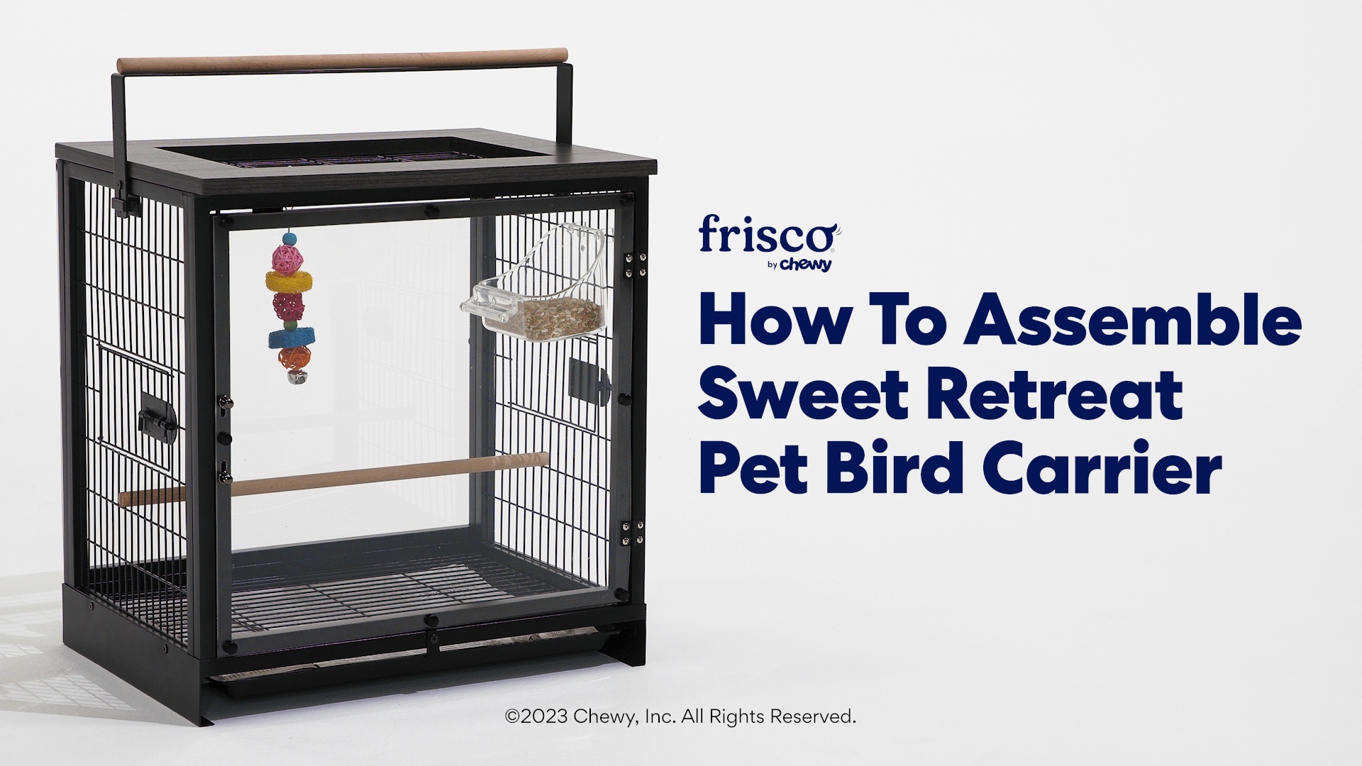 FRISCO Sweet Retreat Pet Bird Carrier Chewy