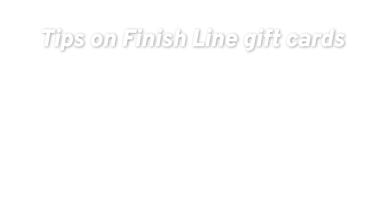 Finish Line Gift Card Balance Giftcards Com