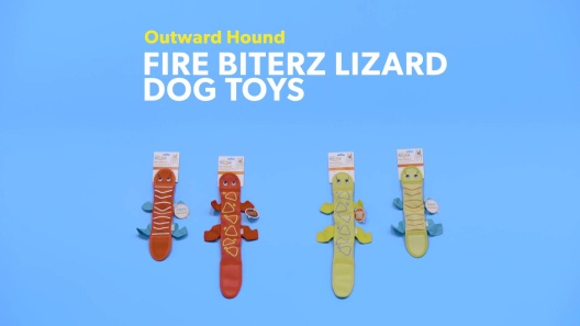 Outward Hound Fire Biterz Flamingo SM Squeaker Dog Toy