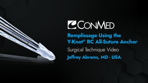 Dr. Abrams - Remplissage Using Y-Knot® RC