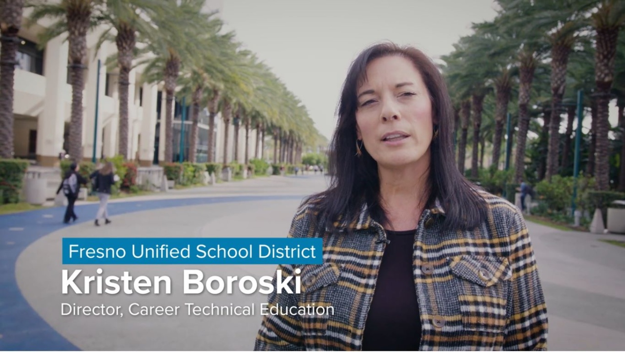 Photo of Kristen Boroski, Direct of Career and Technical Education at Fresno Unified School District