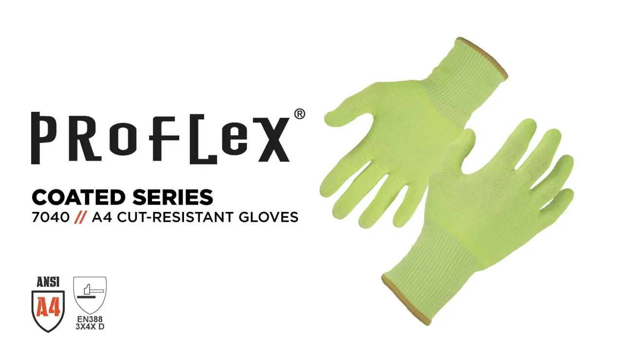 ProFlex 7040 Cut-Resistant Gloves Are Non-Contaminant for Work in Food Prep  and Material Handling