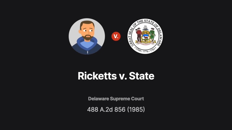 Ricketts v. State