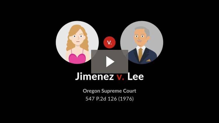 Jimenez V Lee 547 P 2d 126 1976 Case Brief Summary Quimbee