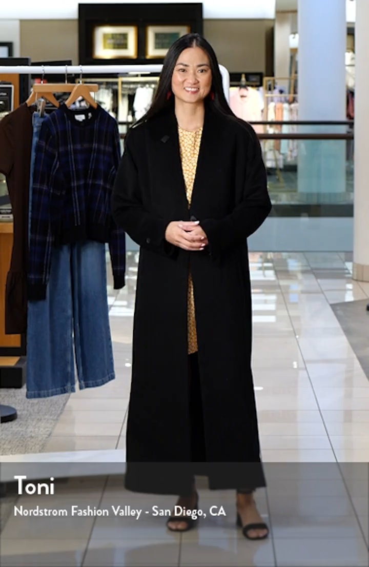 One-Button Long Coat