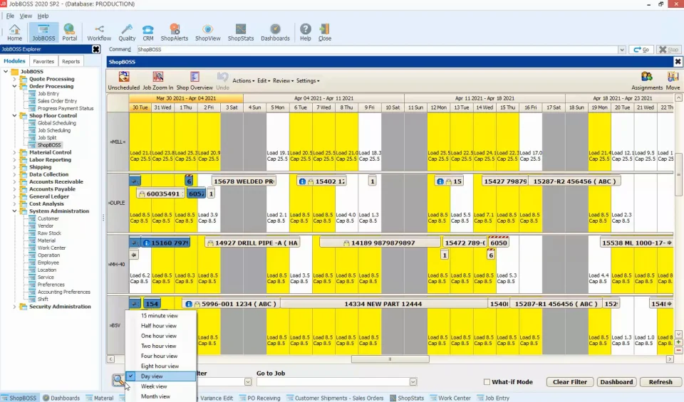 Jobboss Router Examples Demo video for JobBOSS' ShopBOSS